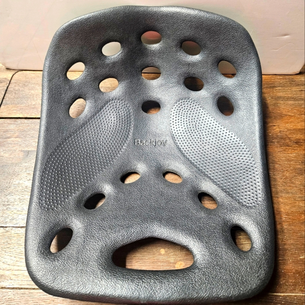 BackJoy Relief Seat Lumbar Smart Ergonomic Padded Posture Back Pain Chair Insert